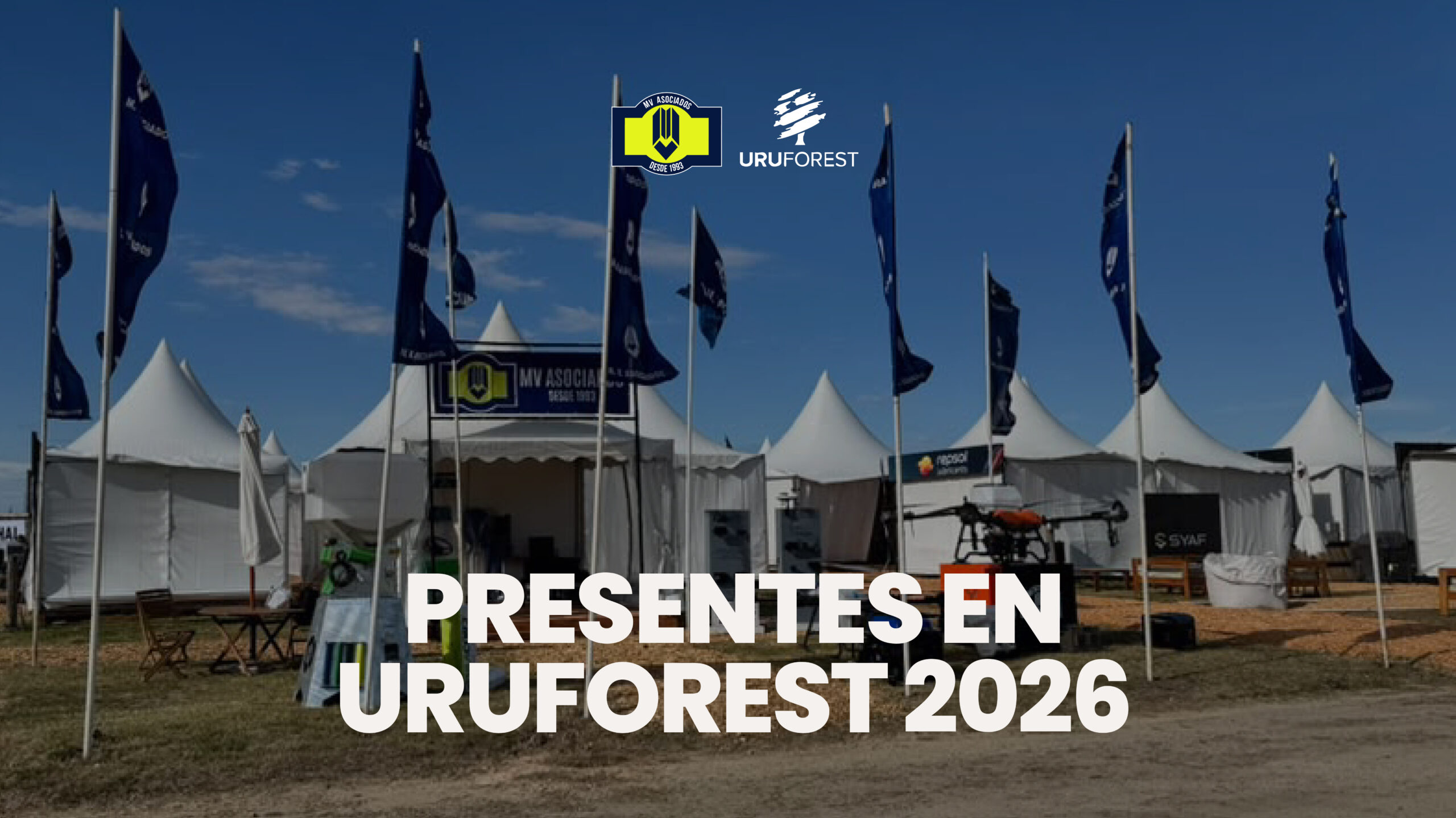 MV Asociados en Uruforest 2026: tecnología para el agro